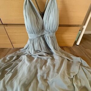 AZAZIE Bridesmaid Grey Dress